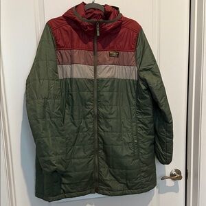 L.L. Bean Women's Plus Jacket in Deep Red